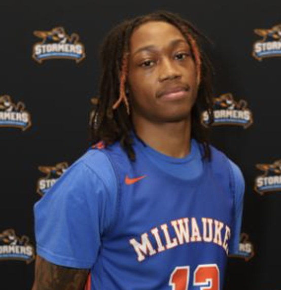 Stormers Mens Basketball #13 Brionne Williams, photo courtesy of MATC Athletics